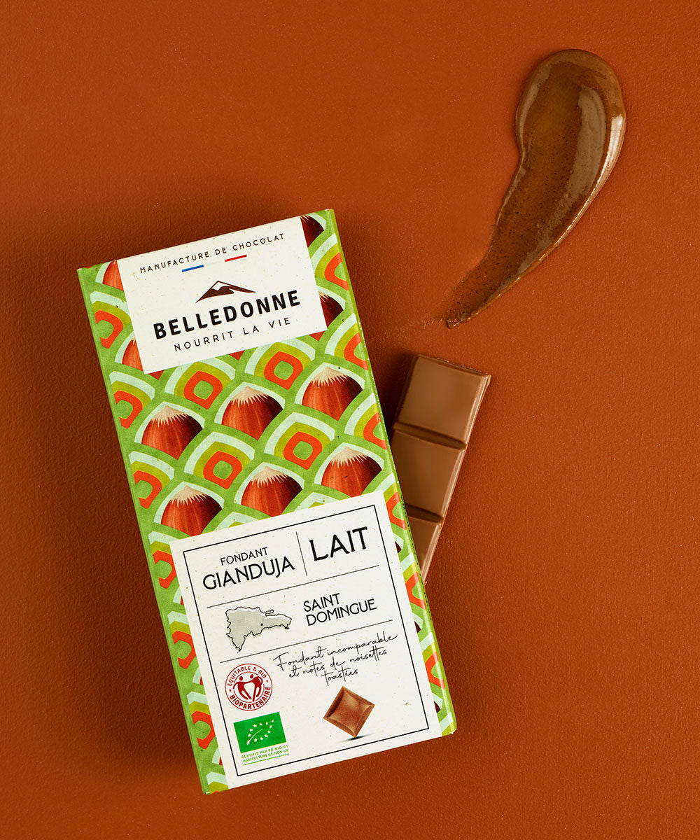 Tablette chocolat lait gianduja - 2