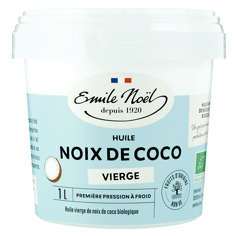 émile Noël -- Huile vierge de noix de coco bio - 1 l