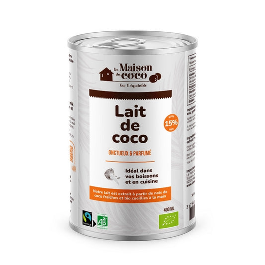 La Maison Du Coco -- Lait de coco 15% mg bio (équitable)