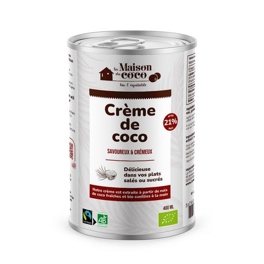 La Maison Du Coco -- Crème de coco 21% mg bio (équitable)
