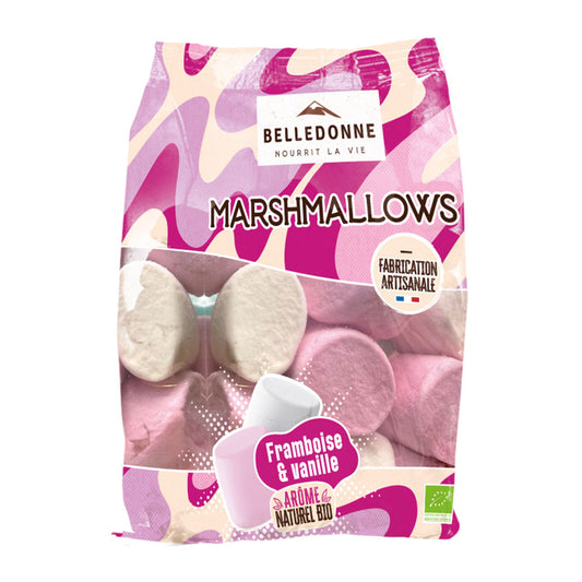 Guimauve marshmallows framboise vanille - 1