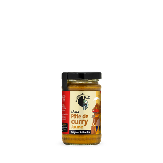 Pâte de curry jaune doux bio - 1