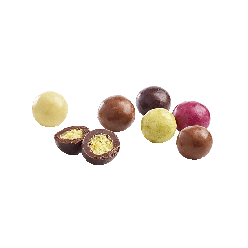 Belledonne -- Mélange de billes de maïs enrobées de chocolat bio Vrac - 2 kg