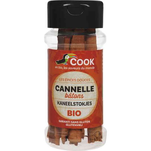 Cook épices -- Cannelle en tuyaux bio (origine Madagascar) - 12 g