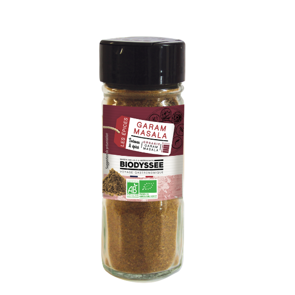 Biodyssée -- Flacon garam masala bio - 40 g