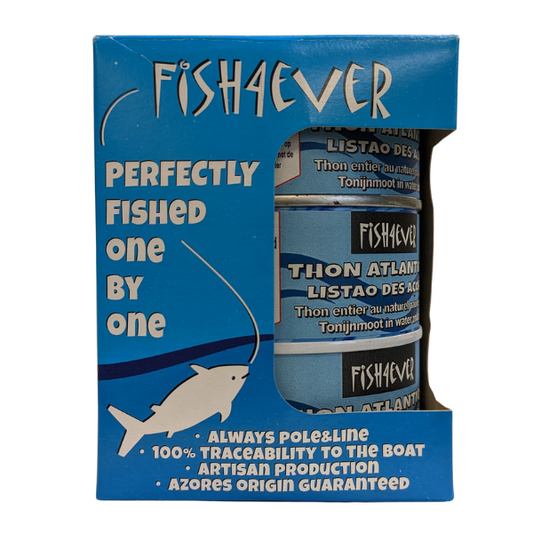 Fish4ever -- Thon entier au naturel pauvre en sel - 3 x 160g