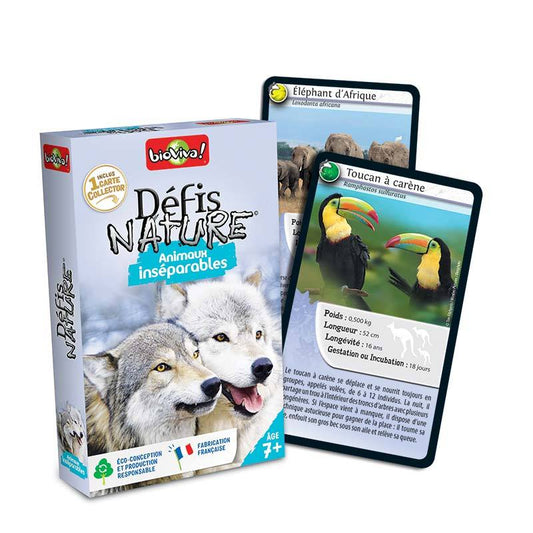 Bioviva -- Défis nature animaux inséparables