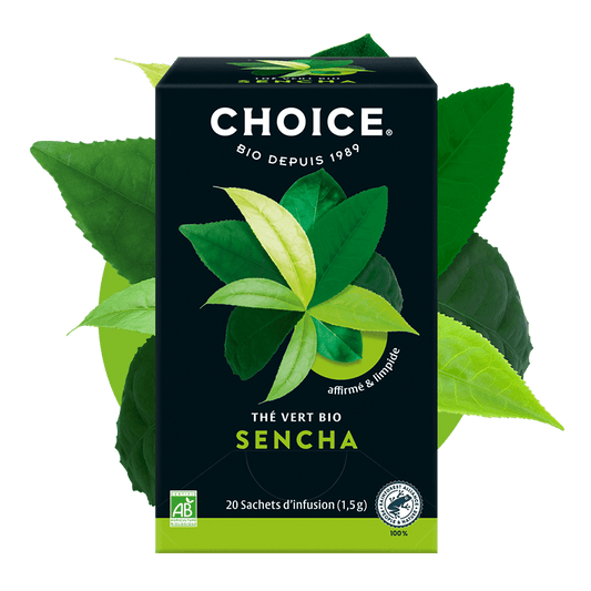 Choice -- Thé bio sencha - 20 sachets