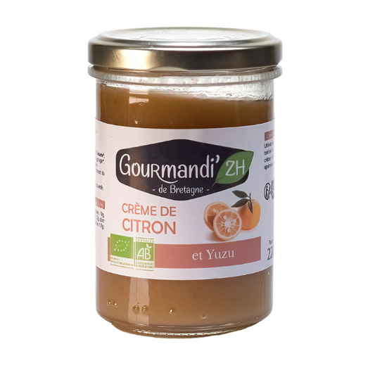 Gourmandizh -- Crème citron yuzu bio - 220 g