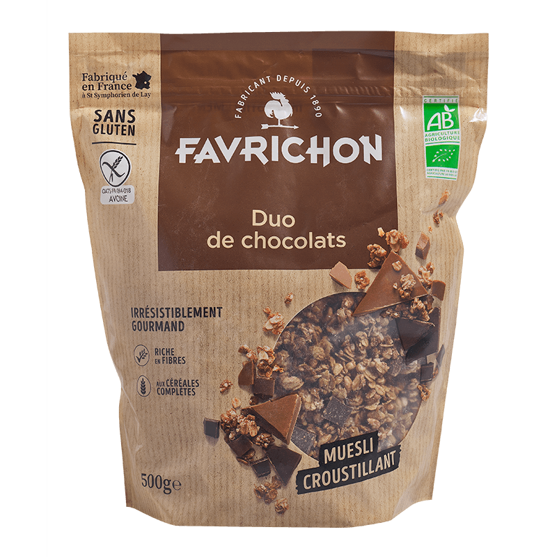 Favrichon -- Muesli croustillant duo de chocolats - 500 g