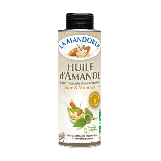 La Mandorle -- Huile d'amande vierge premium bio (olimande) - 250 ml
