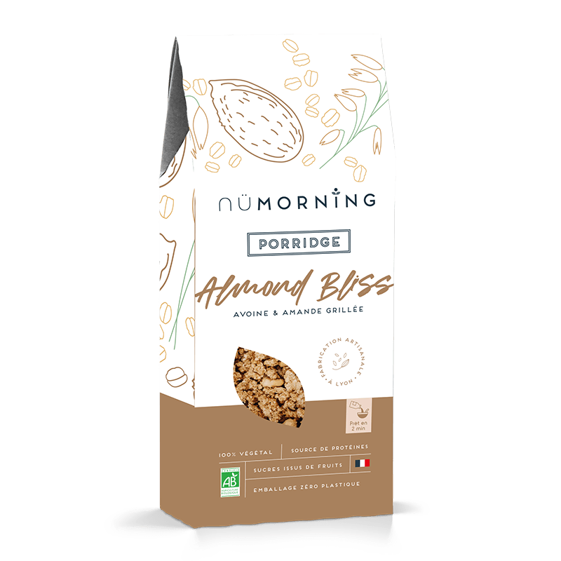 Nümorning -- Porridge almond bliss bio - boîte 300 g