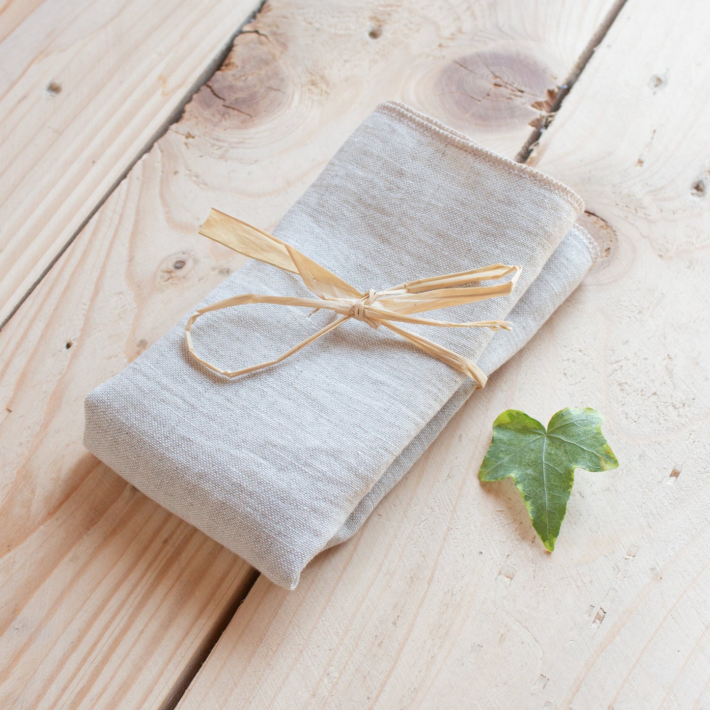 Angie Be Green -- Serviettes en lin - lot de 2